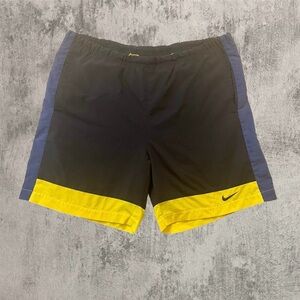 Vintage 90s y2k Nike colorblock running shorts sz large​